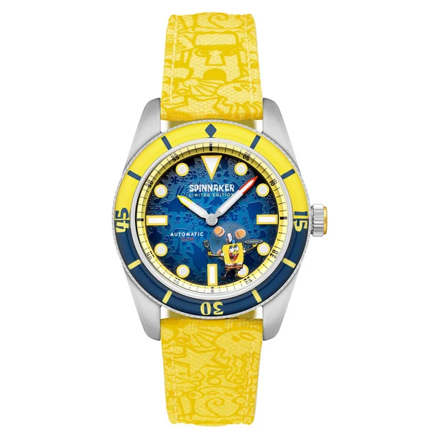 Spinnaker Spongebob Fleuss LE Frenemies Spongebob Blue Watch #SP-5160-01 kol saati