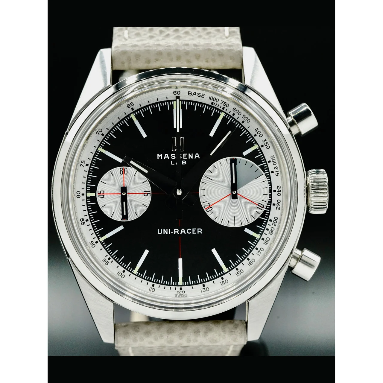 Massena LAB Uni-Racer Black Limited Edition 210000040055 39 mm kol saati