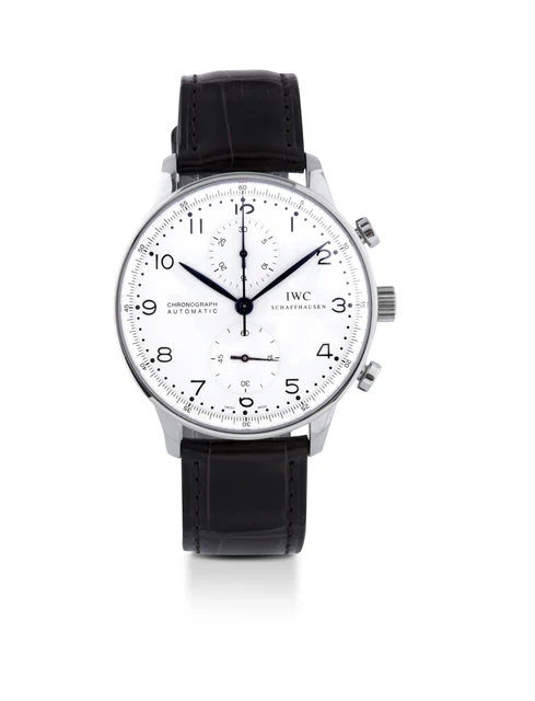 Iwc Portuguese Chronograph Steel 3714 kol saati