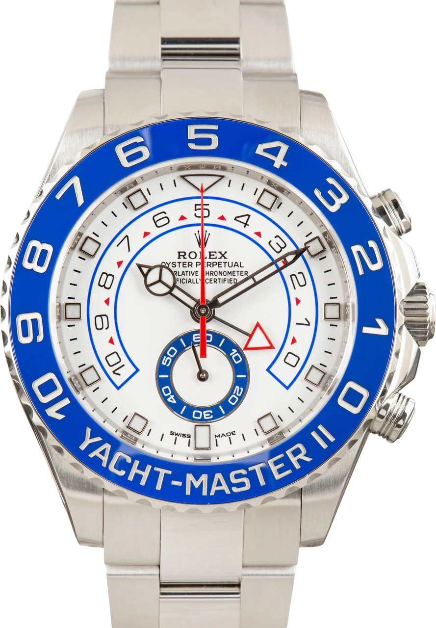 Rolex Yacht-Master II 116680 Blue Cerachrom Bezel 116680WAO 44 mm kol saati