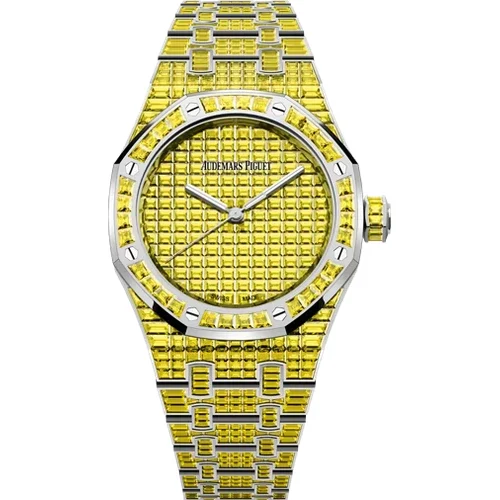 Audemars Piguet Selfwinding Yellow Chrysoberyl "50th Anniversary" 15554BC.RY.1274BC.01 37 mm kol saati