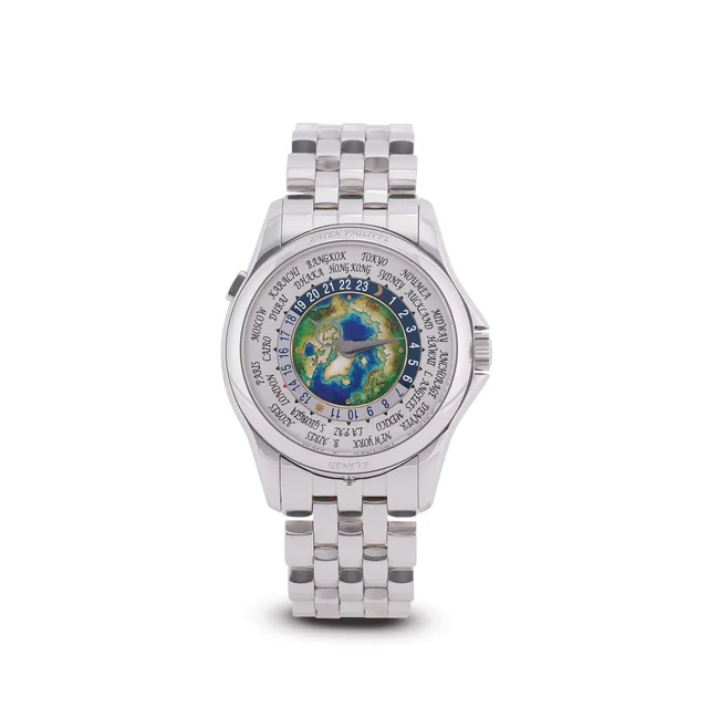 Patek Philippe PATEK PHILIPPE, REF. 5131/1, WORLD TIME, CLOISONNÉ ENAMEL DIAL, PROBABLY UN