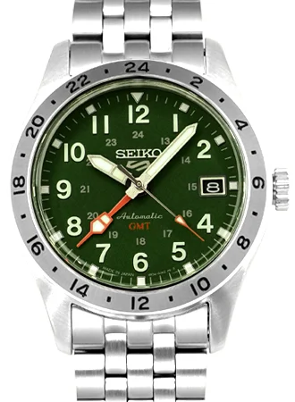 Seiko 5 Japan Seiko 5 Sports “Field Series” GMT Green Ref. HDB001J HDB001J/SKO 47.9 mm kol saati