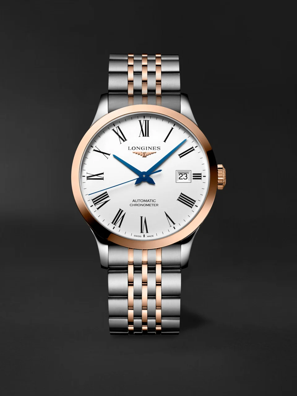 Longines Record L2.820.5.11.7 38.5 mm kol saati