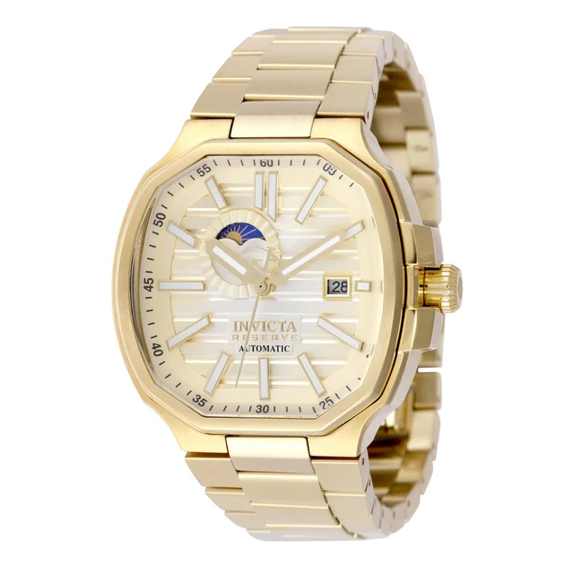 Invicta Reserve Objet D Art Automatic Watch - 45mm. Gold (50092) kol saati
