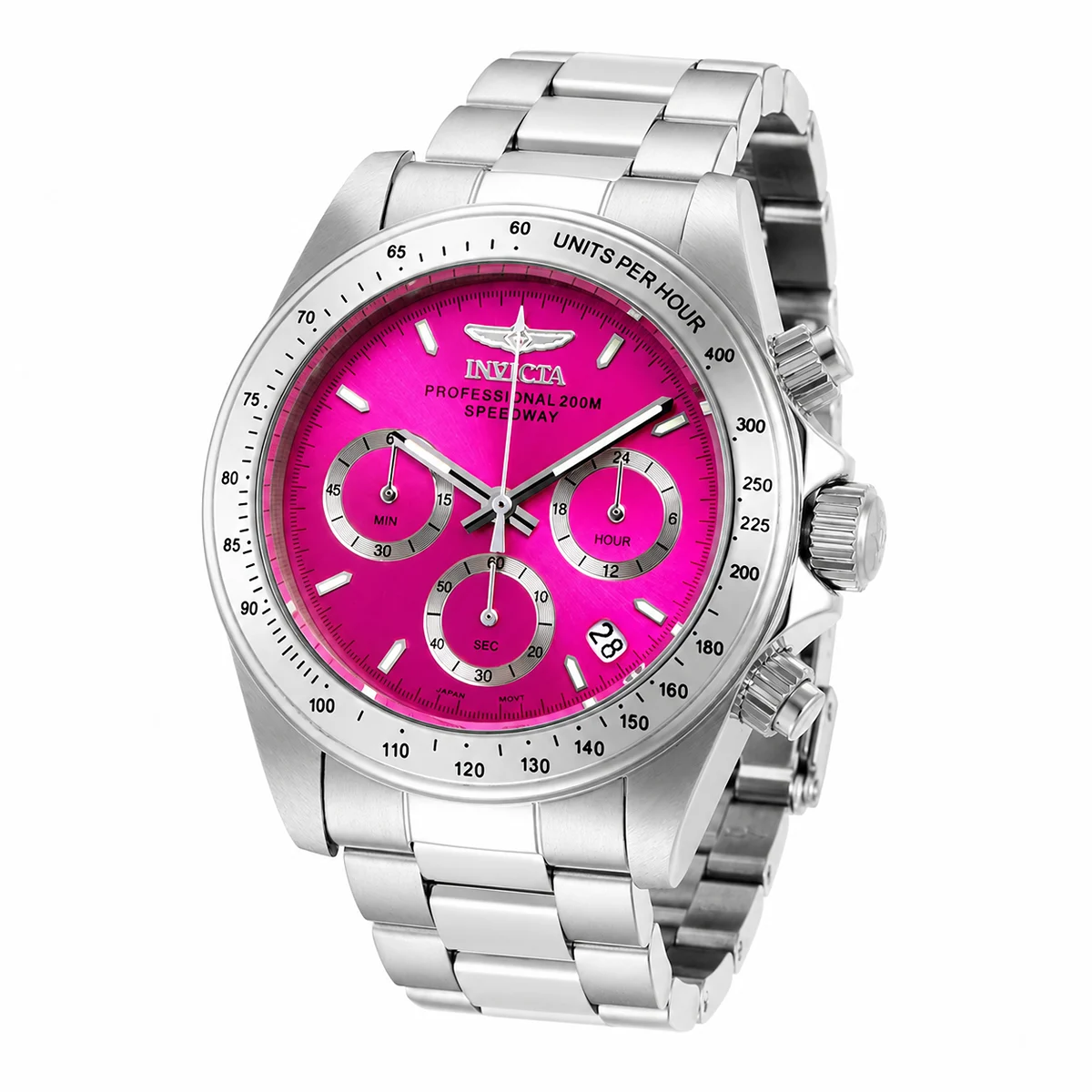 Invicta Speedway Torvane Watch - 39.5mm, Steel (16654) 39.5 mm kol saati