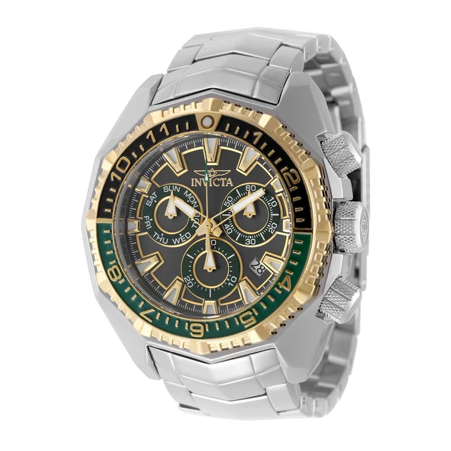 Invicta Akula Kromo Z Swiss Ronda Z60 Caliber Watch - 55mm. Steel (49636) kol saati