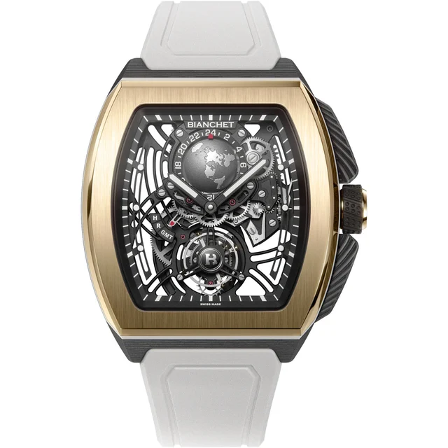 Bianchet Flying Tourbillon Sport GMT B 1.618 Hybrid Gold HBGLFTSG4 kol saati