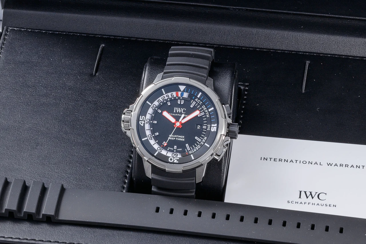 IWC IWC, REF. 3557, AQUATIMER DEEP THREE kol saati