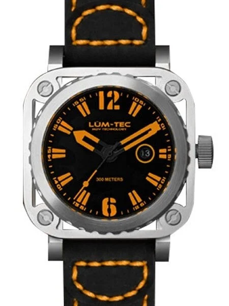 Lum Tec Lum-Tec G3 Watch with Sapphire Crystal and Skeletal Case Design #G3 kol saati