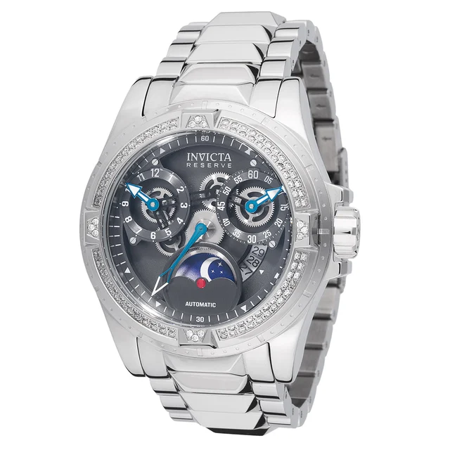 Invicta Reserve Excursion 0.47 Carat Diamond Automatic Watch - 49.5mm, Steel (48549) kol s