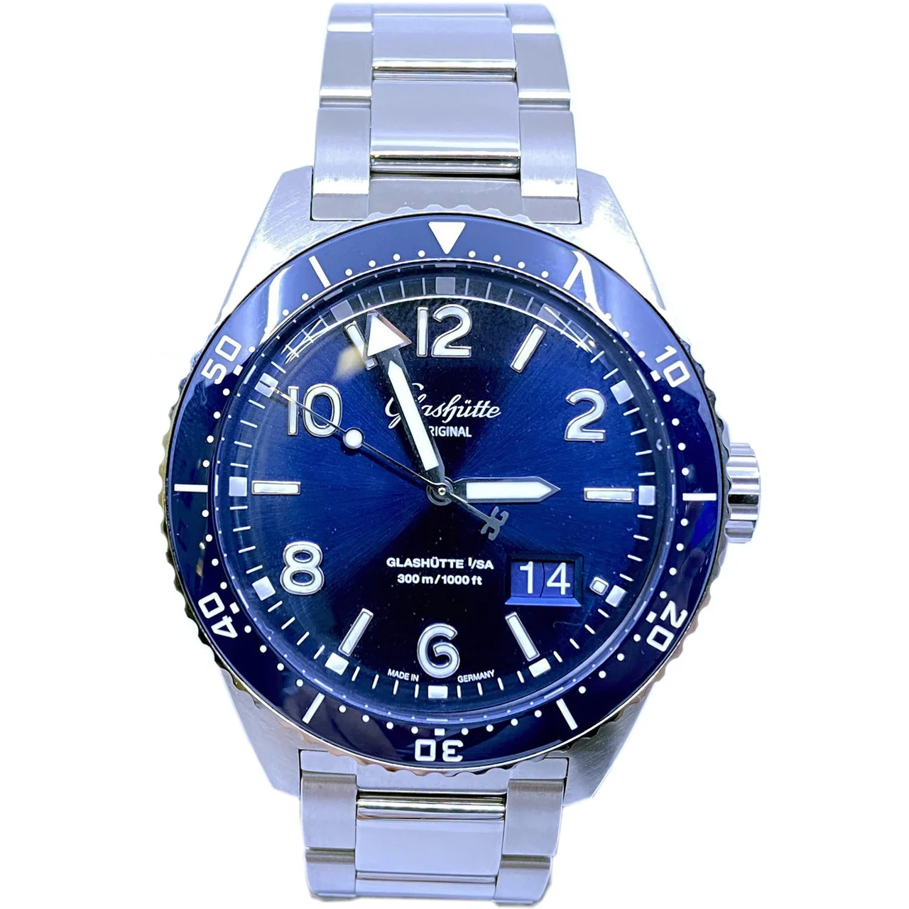 Glashutte Original Glashütte Original SeaQ Panorama Date Blue Dial 1-36-13-02-81-34 210000013797 kol saati
