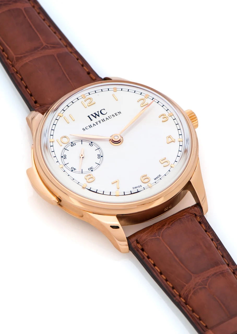 Iwc Portuguese IWC PORTUGUESE REF. 524202 MINUTE REPEATER ROSE GOLD LIMITED EDITION kol saati