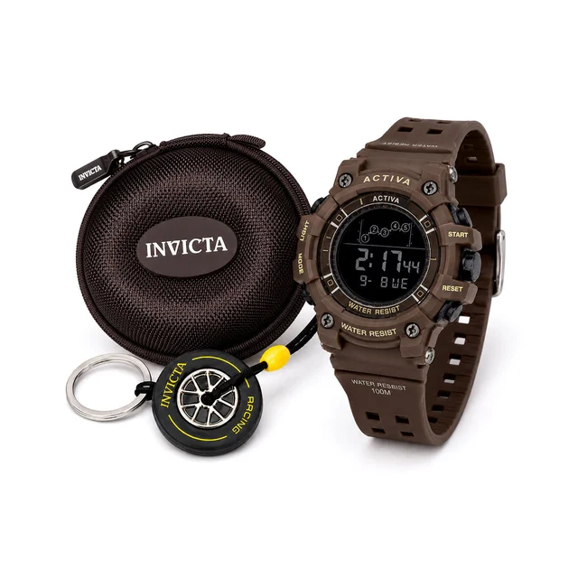 Activa Set Rally Edition X Invicta - , Watch - 50mm, Brown (ACW-GA-M-106) kol saati