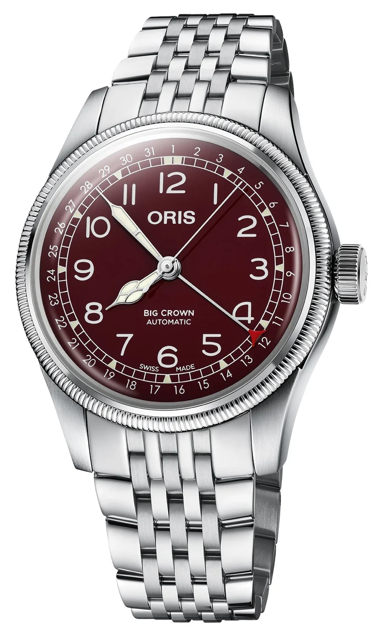 Oris Big Crown Pointer Date 754 7741 4068-MB 40 mm kol saati
