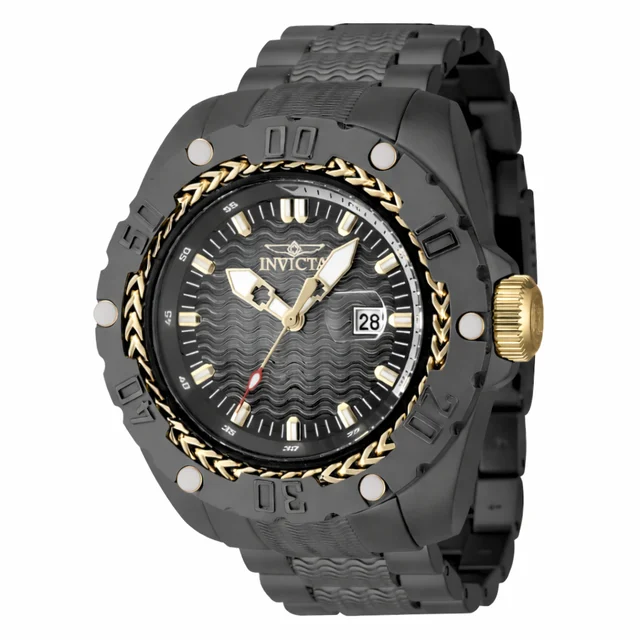 Invicta Excursion Driftage Watch - 52mm, Black (47743) kol saati