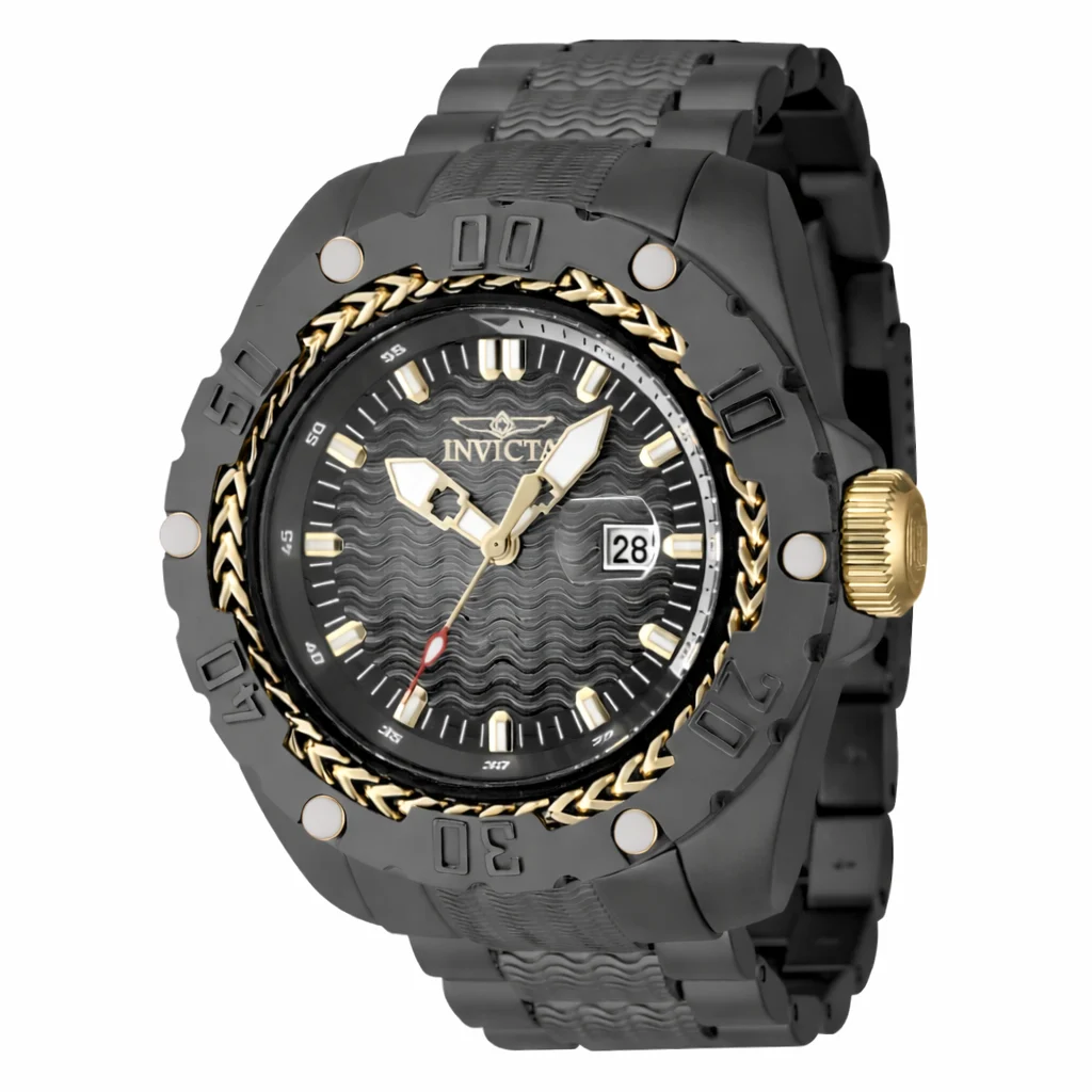 Invicta Excursion Driftage Watch - 52mm, Black (47743) 52 mm kol saati