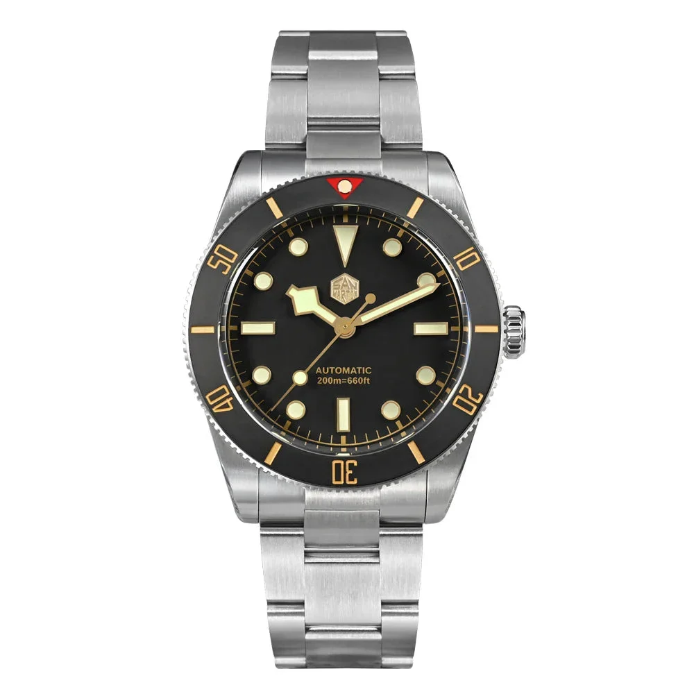 San Martin 24246839-matte-black 37 mm kol saati
