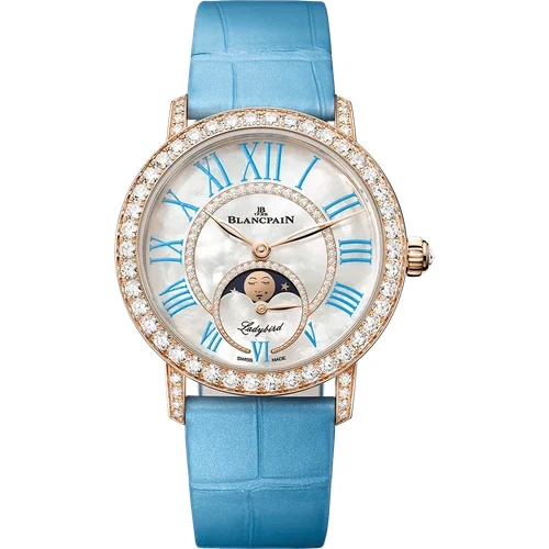 Blancpain Ladybird Colors Phases de Lune 3662D 2954 55A kol saati