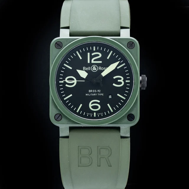 Bell & Ross Military Type 210009N33321 kol saati