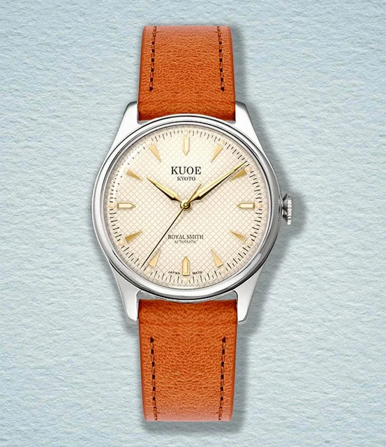 Kuoe Kyoto Royal Smith rs90006c-sv-iv-tan-sa kol saati