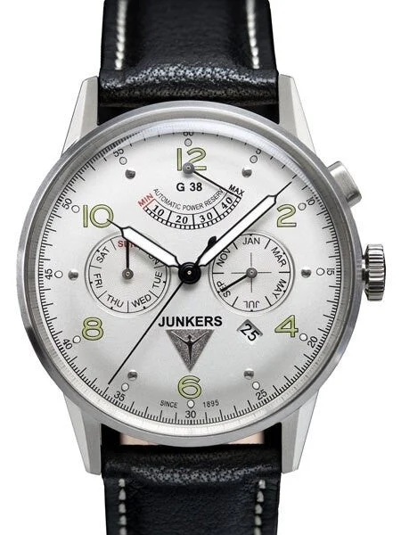 Junkers Scratch and Dent - G38 Automatic with Day, Date, Month and Power Reserve Indicator