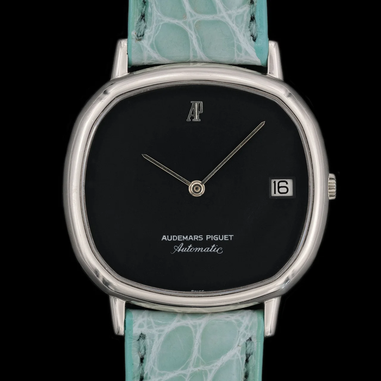 rvmusa Audemar Piguet "Curvtagon" ref.5418BA from 1975 33 mm kol saati