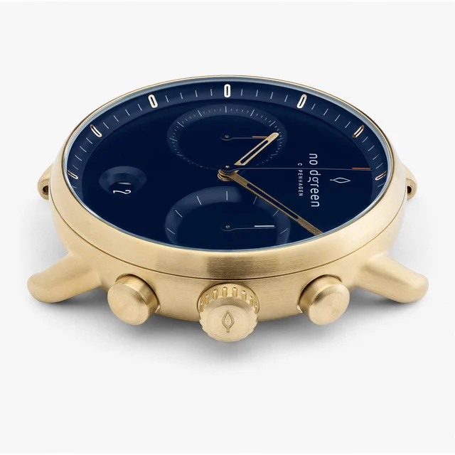 Nordgreen Pioneer 42mm - Gold - Navy Dial WATCHPI42GON kol saati