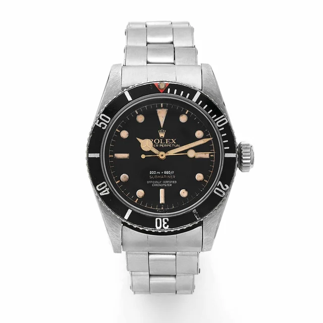Rolex ROLEX REF. 6538 JAMES BOND BIG CROWN STEEL kol saati