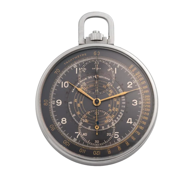 OMEGA Ref. Ck 1067, dress-watch, chronograph; stainless steel kol saati