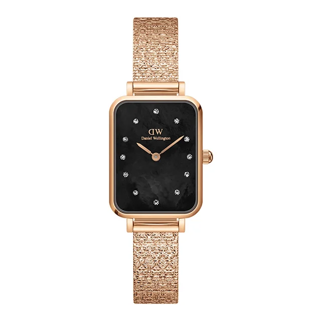 DANIEL WELLINGTON Quadro Lumine Pressed Piano DW00600579 kol saati