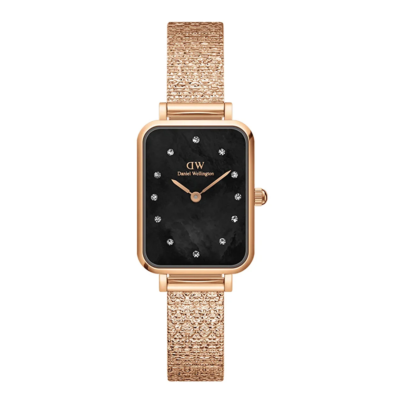 DANIEL WELLINGTON Quadro Lumine Pressed Piano DW00600579 20 mm kol saati