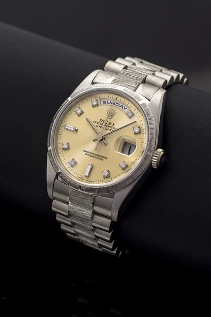 Rolex ROLEX REF 18249, DAY-DATE, BARK FINISH, kol saati