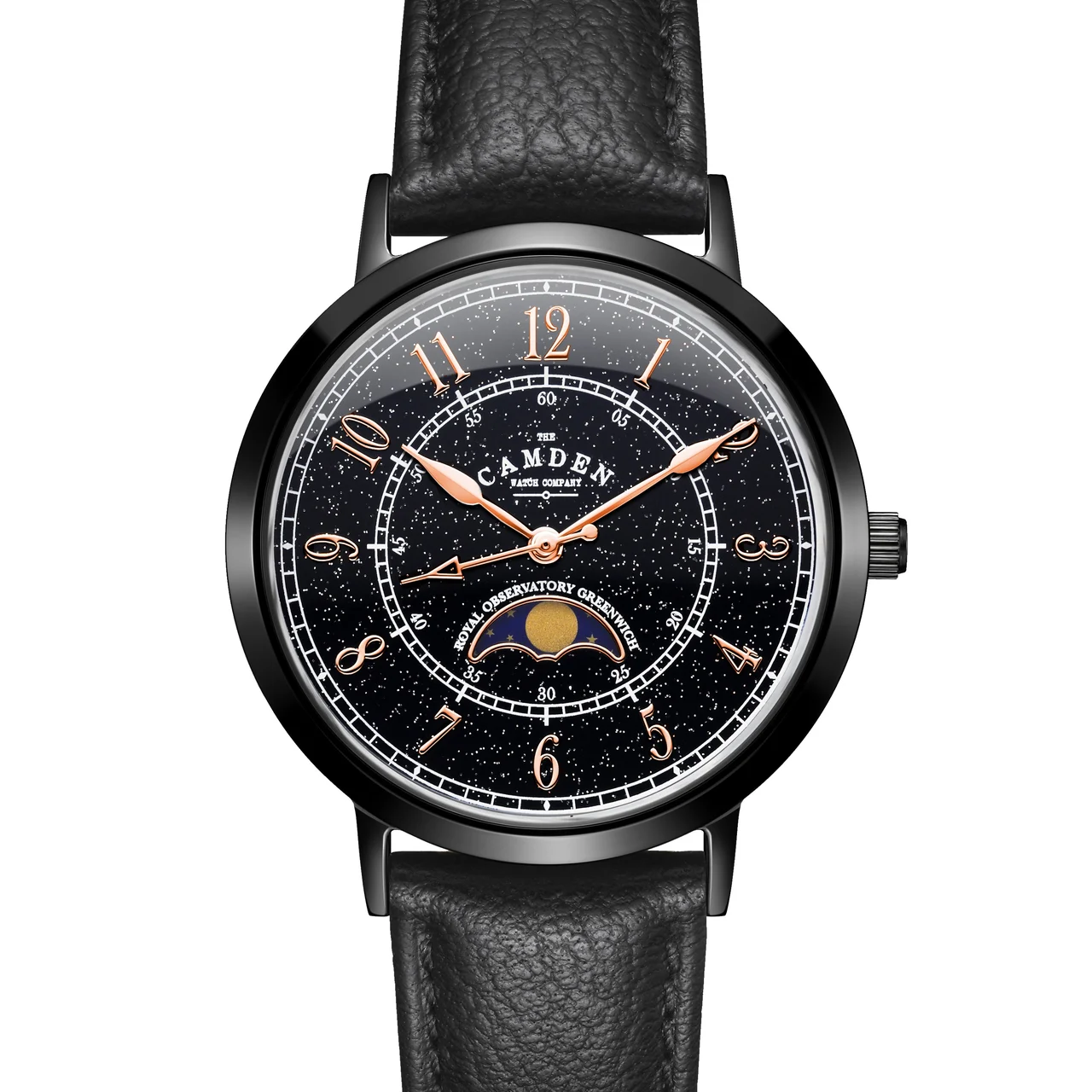 The Camden Watch Company 27-MOON-44A 37 mm kol saati