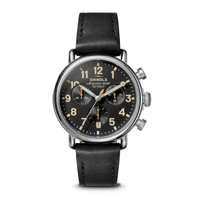 Shinola The Runwell S0120315253-1-Blk-37-USA kol saati