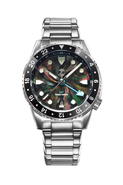 Zelos Mako 300m GMT 'Mosaic MOP' kol saati