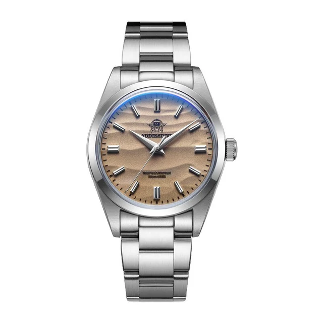 addiesdive Sand Dial Quartz Watch AD2030 爱迪时AD2030- 沙漠盘-棕-钢带 275 kol saati