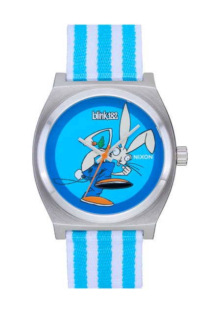 Nixon US Time Teller Nylon - Silver / Skankin Bunny A1488-5430-00 kol saati