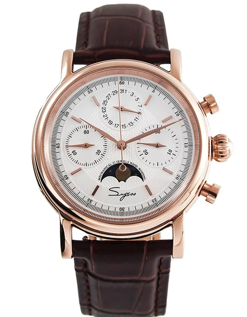 Sugess MoonPhase SU1908GW kol saati