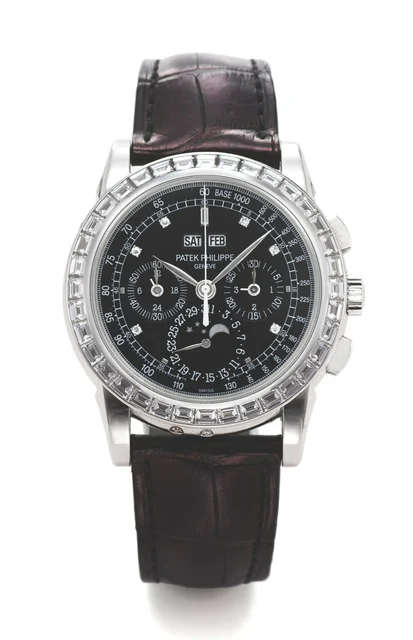 Patek Philippe PATEK PHILIPPE REF 5971P CHRONOGRAPH PERPETUAL CALENDAR PLATINUM AND DIAMON