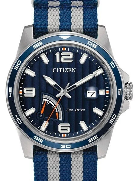 Citizen Eco-drive Sport Watch with Power Reserve Indicator #AW7038-04L kol saati