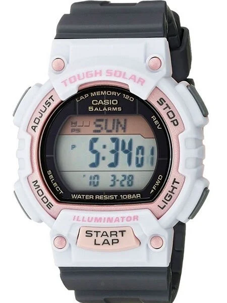 Casio Tough Solar-Light Powered Digital World Time Chronograph Alarm #STL-S300H-4ACF 43 mm kol saati