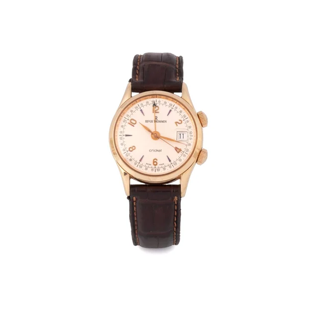 Revue Thommen REVUE THOMMEN, REF. 8336002, CRICKET 50'S STYLE, PINK GOLD kol saati