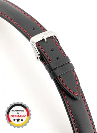 RIOS Leather Strap Smart - Red - Genuine Cowhide 4408/RI kol saati