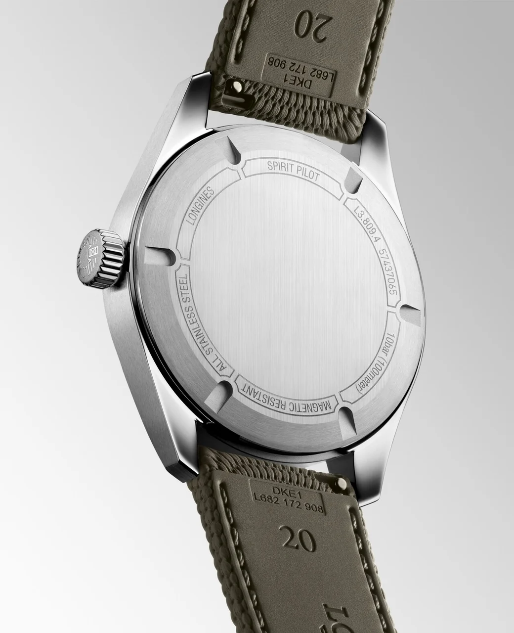 Longines Spirit Pilot L3.809.4.53.9 39 mm kol saati