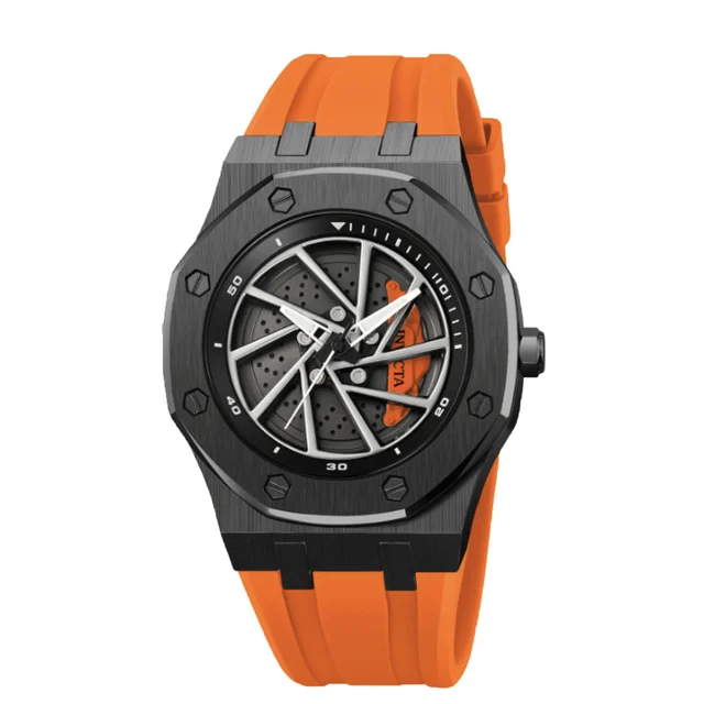 Invicta Open Box Speedway Rim Watch - 42mm. Orange (AIC-69490) kol saati