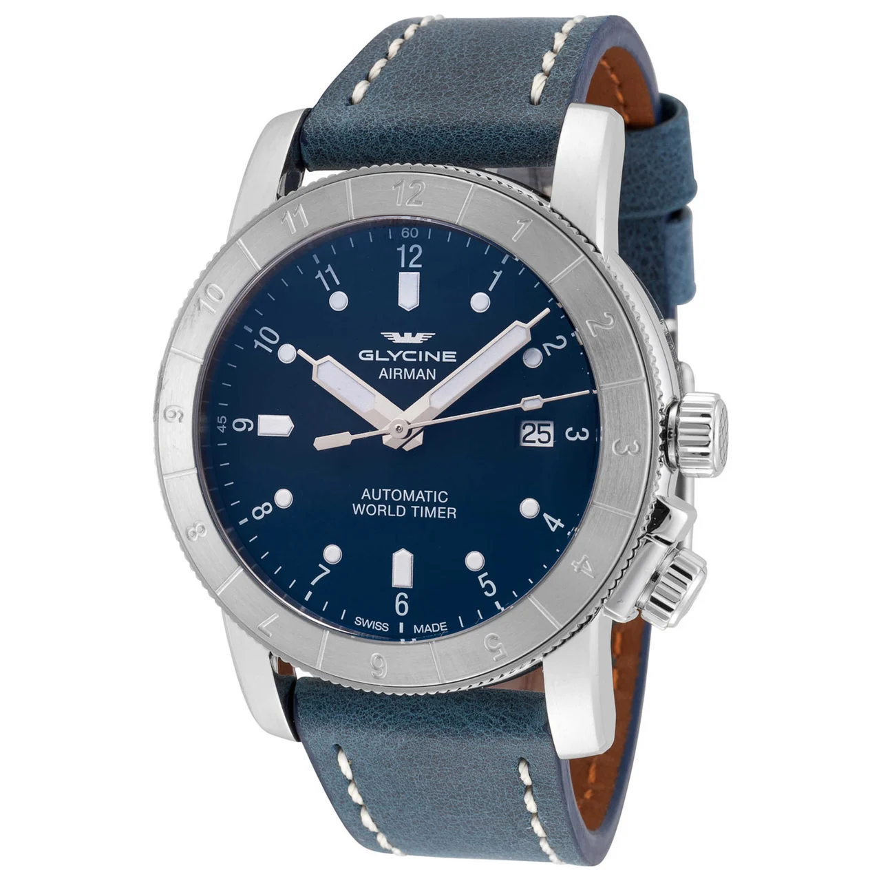 Glycine Airman Double Twelve Watch GL0062 kol saati