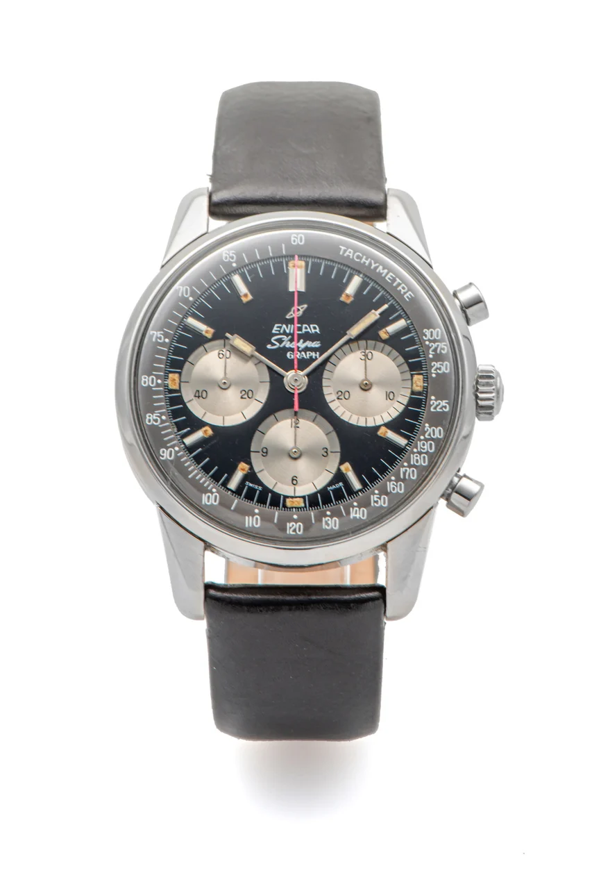 Enicar ENICAR, REF. 072-02-04, SHERPA GRAPH CHRONOGRAPH, VALJOUX 72, STEEL kol saati