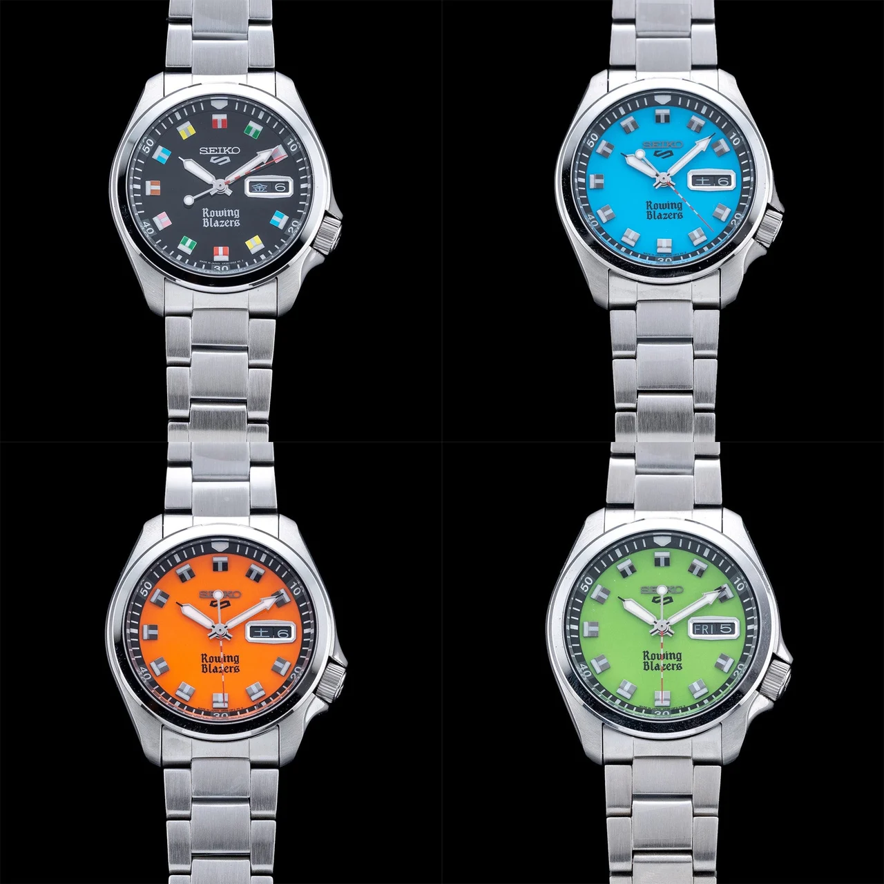 Seiko 5 Sports Rowing Blazers (4 Piece Set) 210009N43325 kol saati