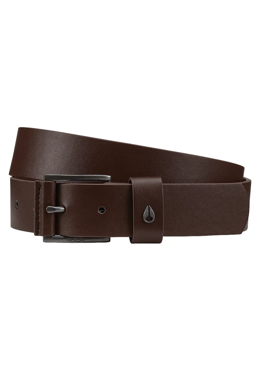 Nixon US Americana Vegan Belt - Brown C2979-400-01 kol saati